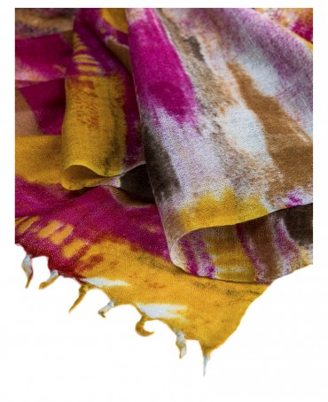 Палантин Женский W40-ABSTRAITE/JAUNE